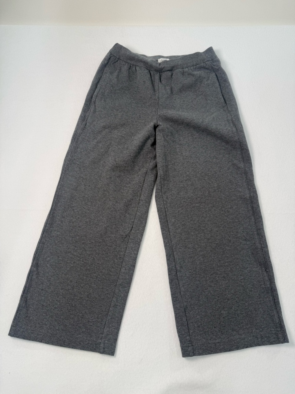 COS Wide-Leg Pull-On Sweatpants - Charcoal Gray